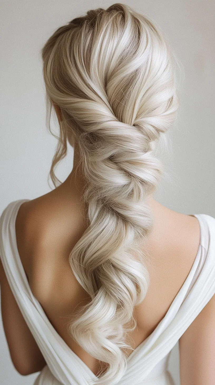 Elegant Braided Waves: The Perfect Blend of Glamour and Grace