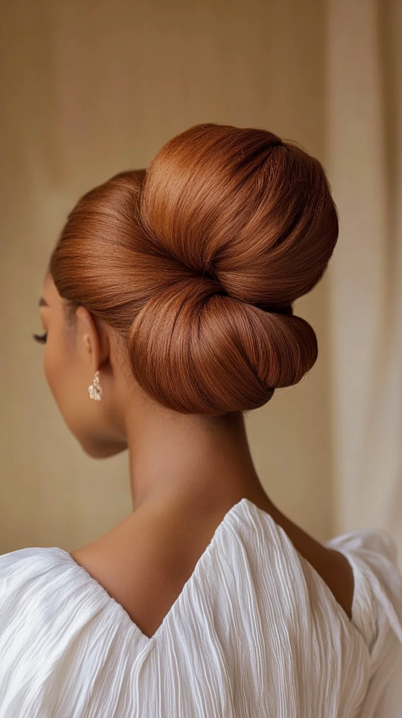 Elegant Chignon: A Timeless Twist for Sophisticated Style