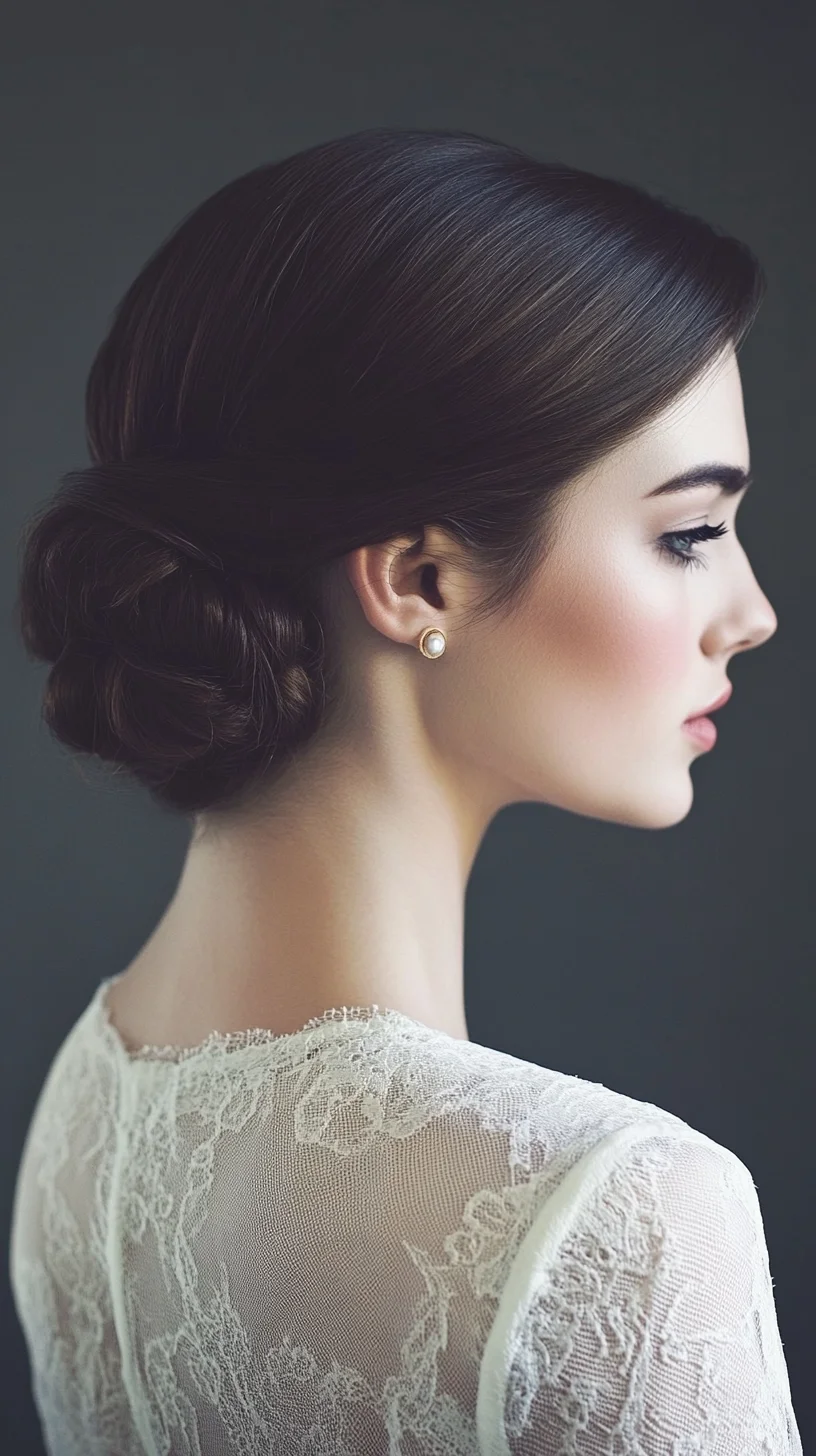 Elegant Chignon: A Timeless Updo for Effortless Sophistication