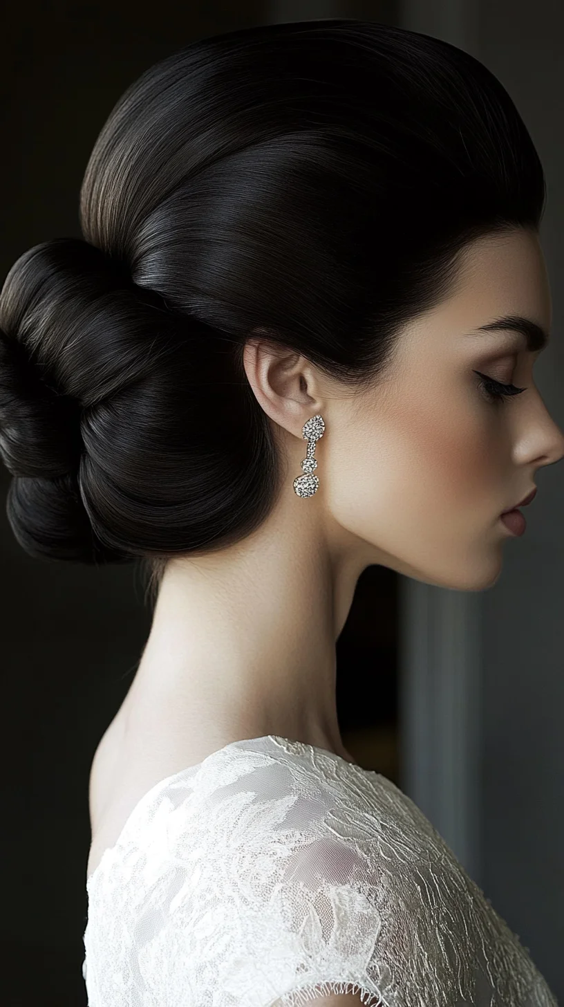 Elegant Chignon: A Timeless Updo for Sophisticated Occasions