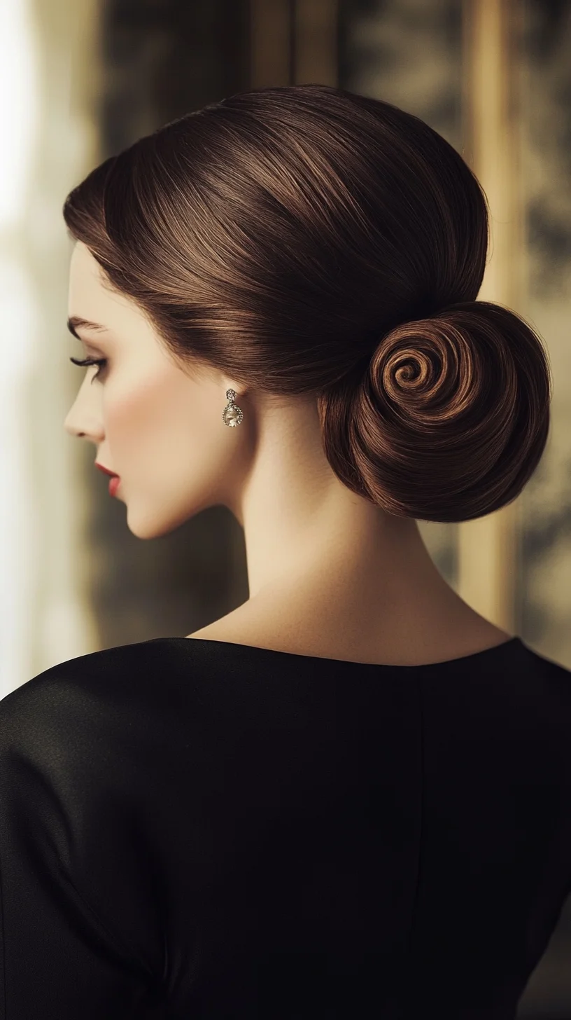 Elegant Classic Chignon: Timeless Sophistication for Any Occasion