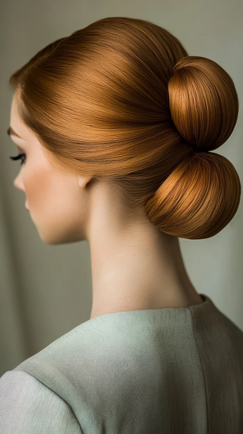 Elegant Dual Buns: Timeless Sophistication Meets Modern Charm