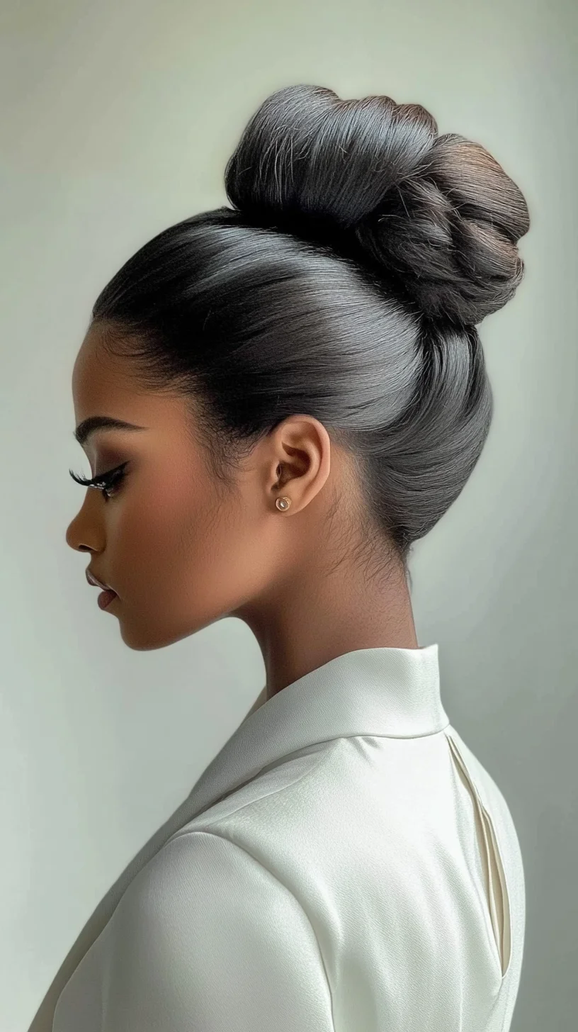 Elegant High Bun: A Sophisticated Style for Every Occasion