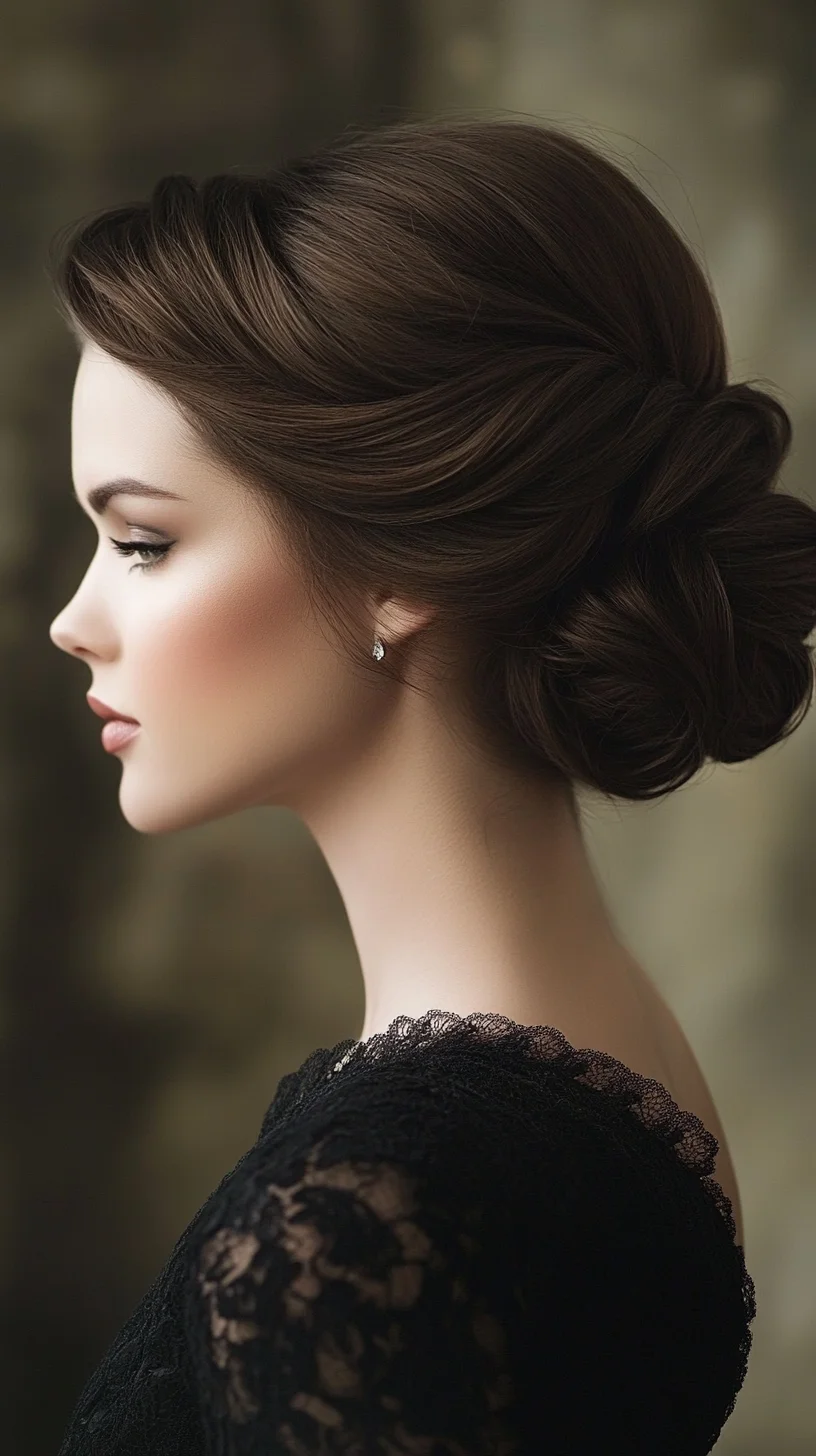 Elegant Low Chignon: The Timeless Updo for Effortless Sophistication