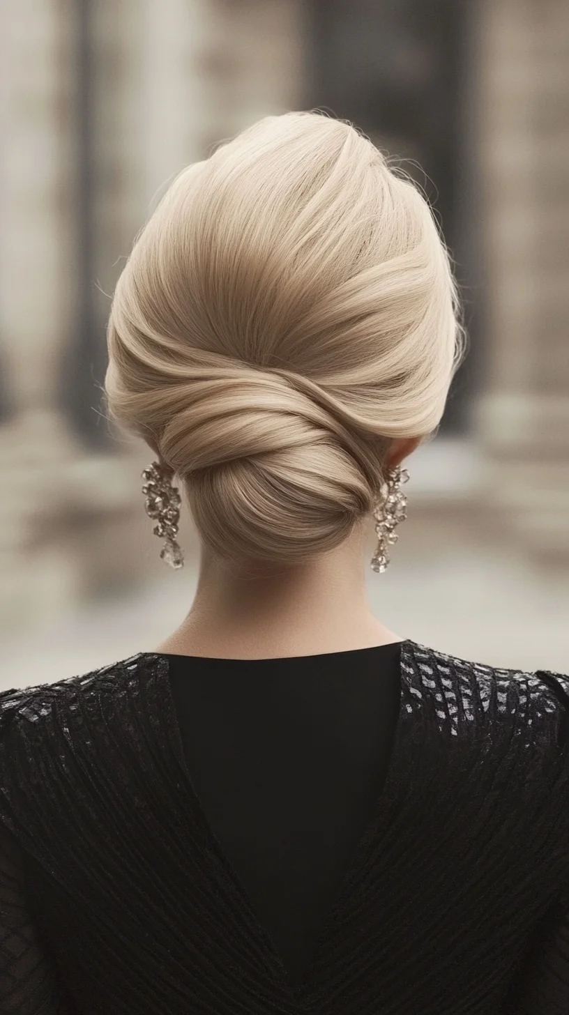 Elegant Low Chignon: Timeless Sophistication with a Modern Twist