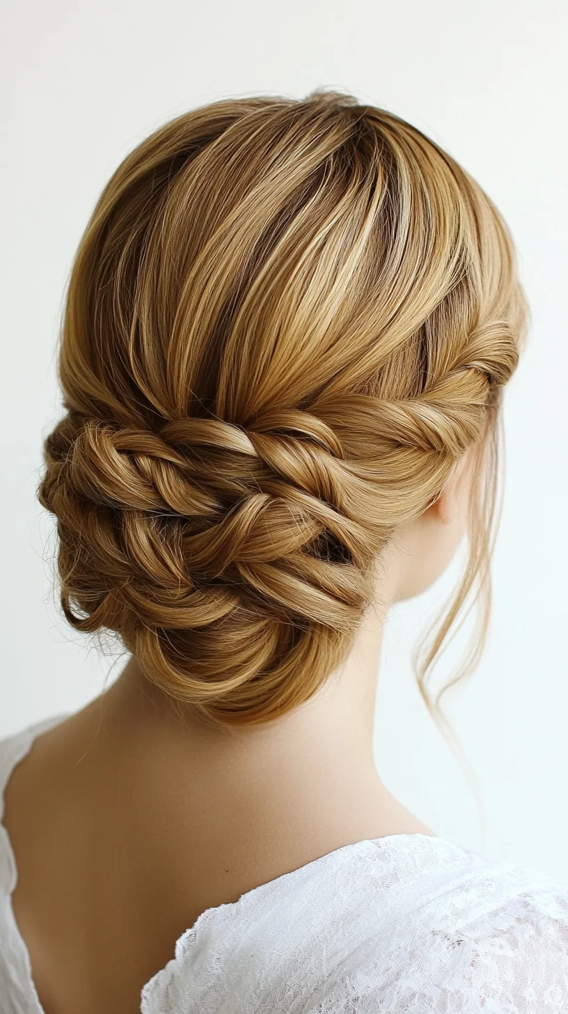 Elegant Twisted Updo: A Timeless Look for Any Occasion