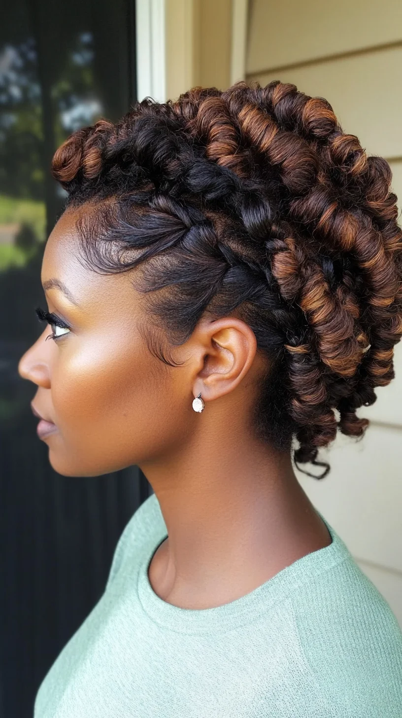 Elegant Vintage Curls: The Chic Updo for Every Occasion