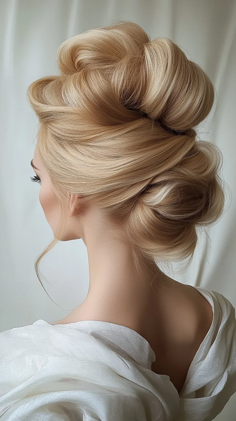 Elevate Elegance: The Classic Upswept Bun for Timeless Sophistication