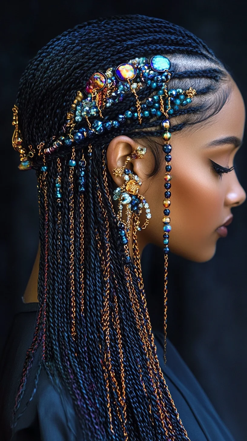 Elevate Your Look: Stunning Braided Hairstyle with Chic Accessories