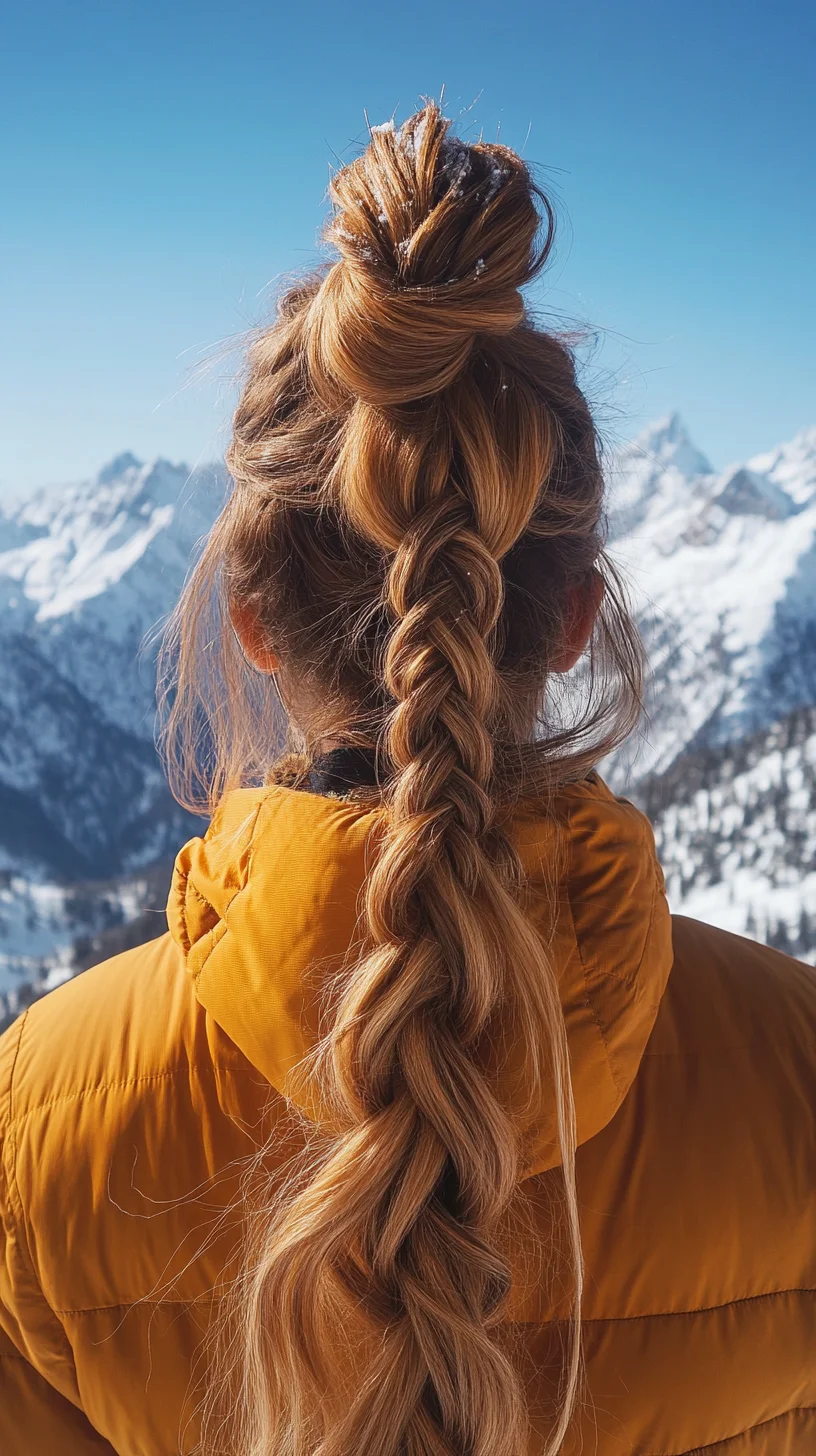 Embrace Effortless Elegance with the Half-Up Braid and Top Knot Style