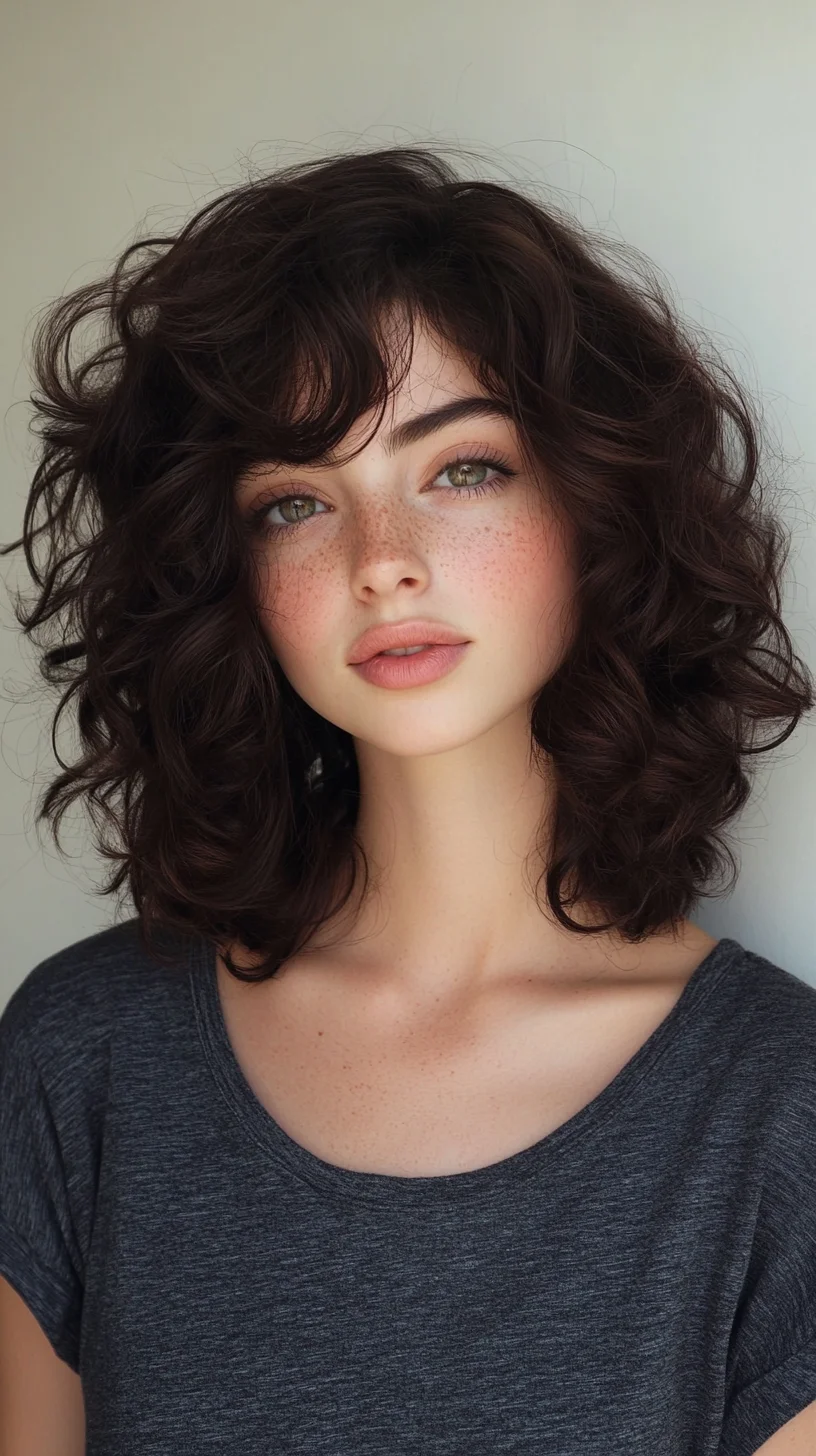 Embrace Natural Curls: The Lush, Bouncy Hairstyle That Radiates Effortless Charm