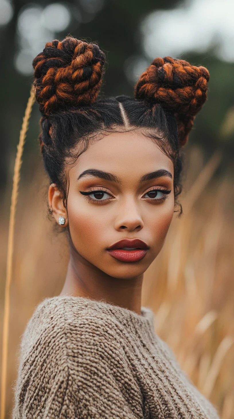 Embrace Playfulness with Edgy Bantu Knots: A Stylish Statement for All Occasions