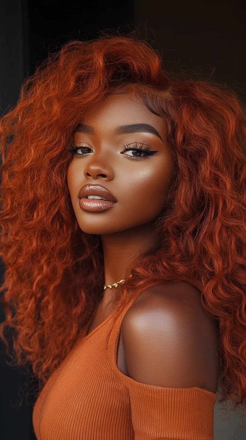 Embrace the Bold: Luscious Fiery Curls Perfect for Every Occasion