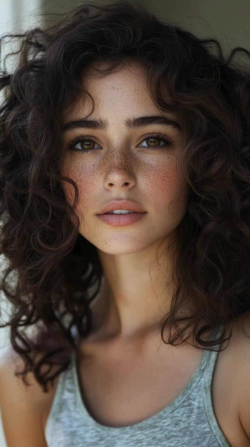 Embrace the Charm of Lush, Bouncy Curls for a Radiant Look