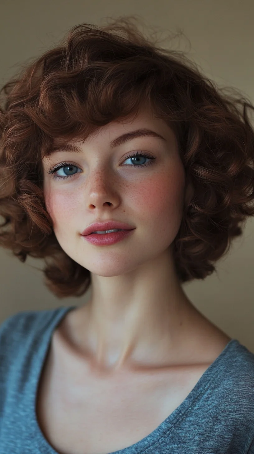 Embrace Your Curl: The Luscious, Lively Bob for Effortless Charm