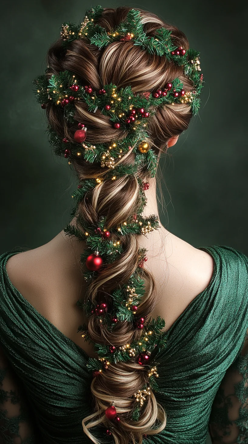 Enchanting Holiday Braid: A Festive Twist on Classic Elegance