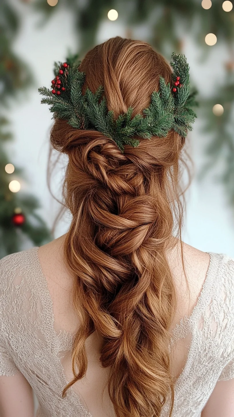 Enchanting Holiday Braids: Embrace Nature with a Festive Twist!