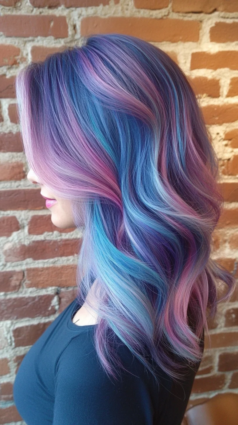 Enchanting Pastel Waves: A Kaleidoscope of Color at Your Fingertips