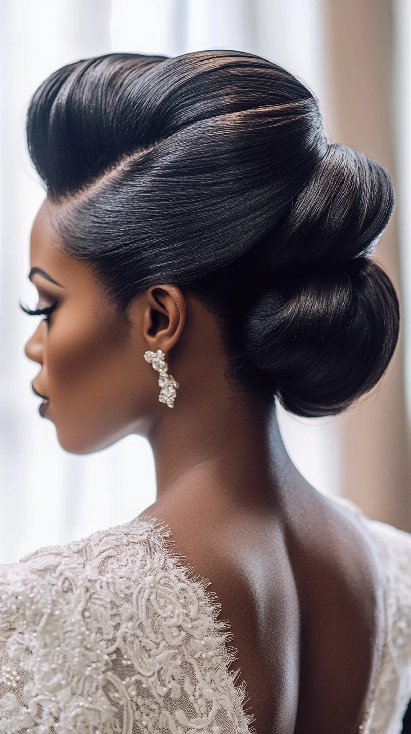 Glamorous Vintage Updo: Elevate Your Elegance with Classic Style