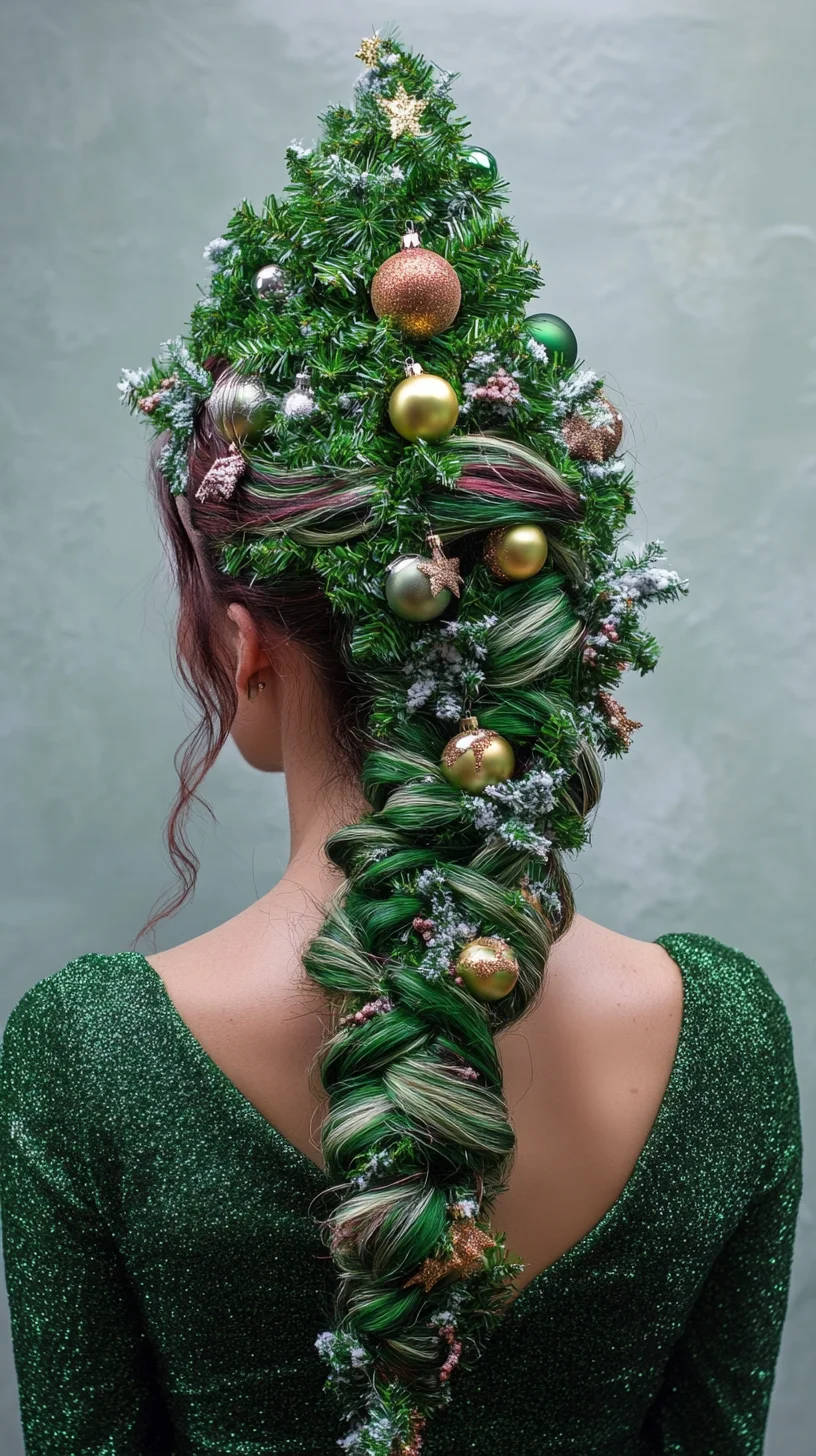 Holiday Hair Magic: Celebrate with a Festive Tree-Inspired Braid