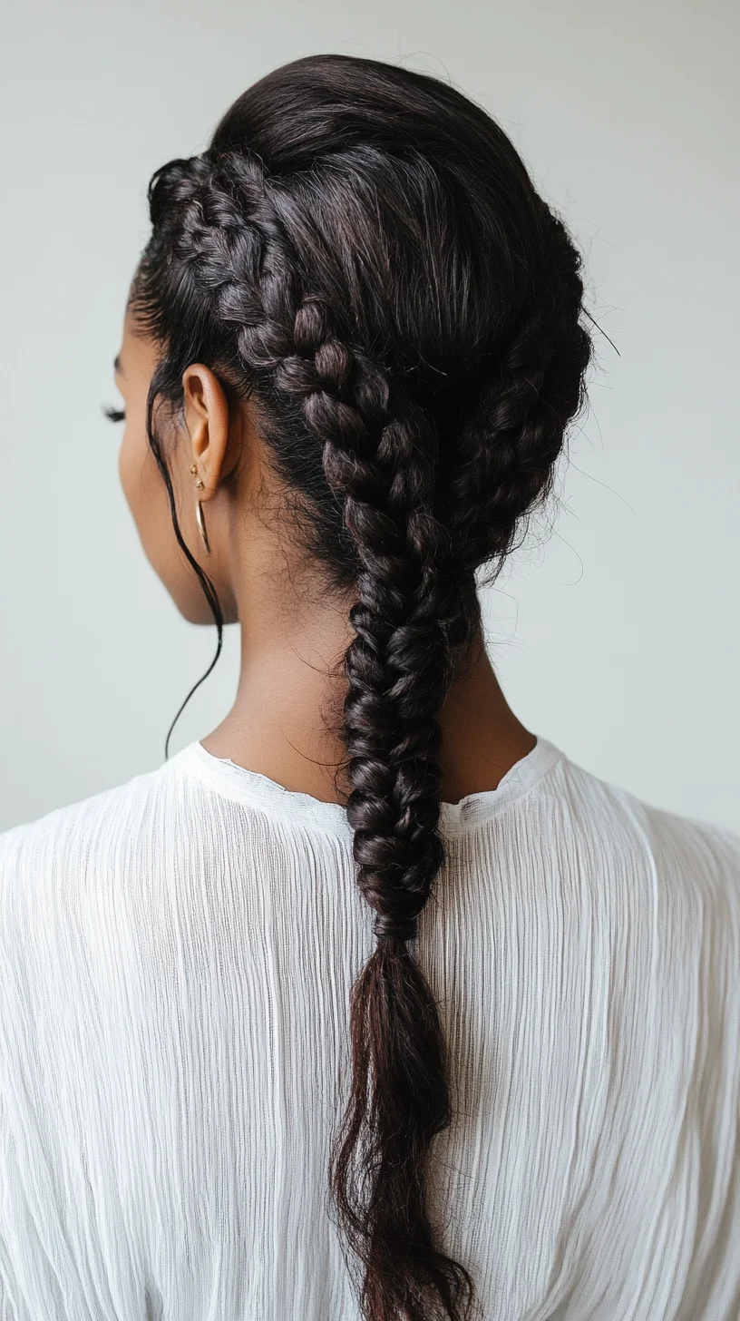 Intricate Braided Updo: A Chic and Elegant Style for Every Occasion