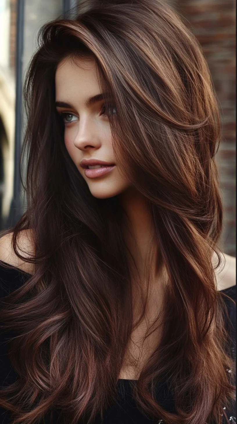 Luscious Layered Waves: The Ultimate Effortlessly Chic Hairstyle