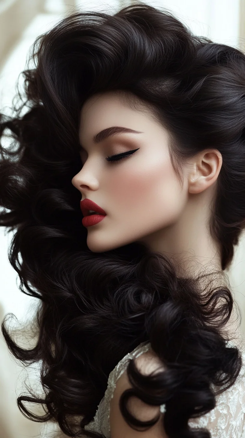 Luxe Voluminous Waves: Elevate Your Glam Game with Effortless Elegance