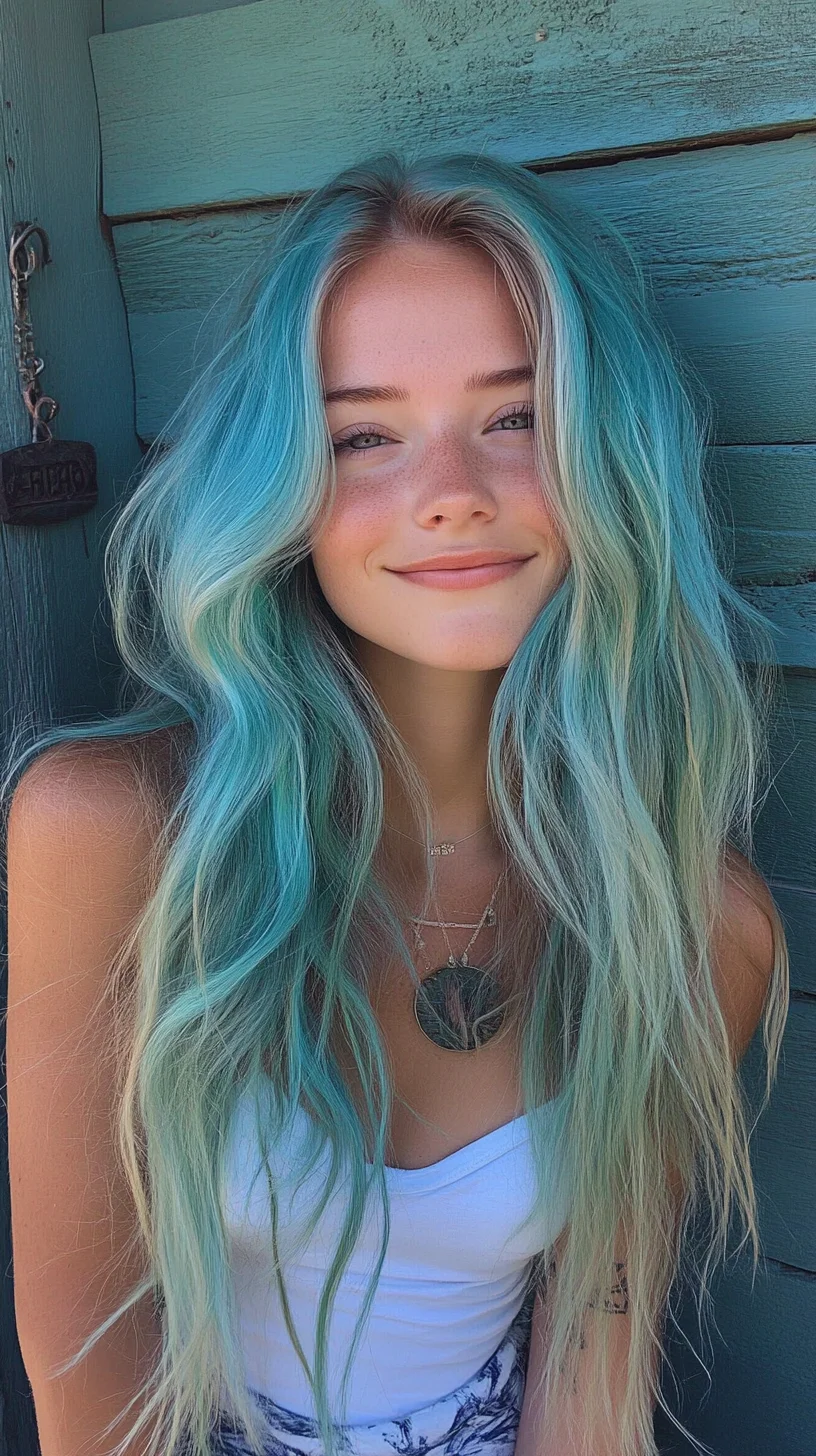 Mermaid Waves: Embrace the Enchanting Aqua Look for Effortless Vibes