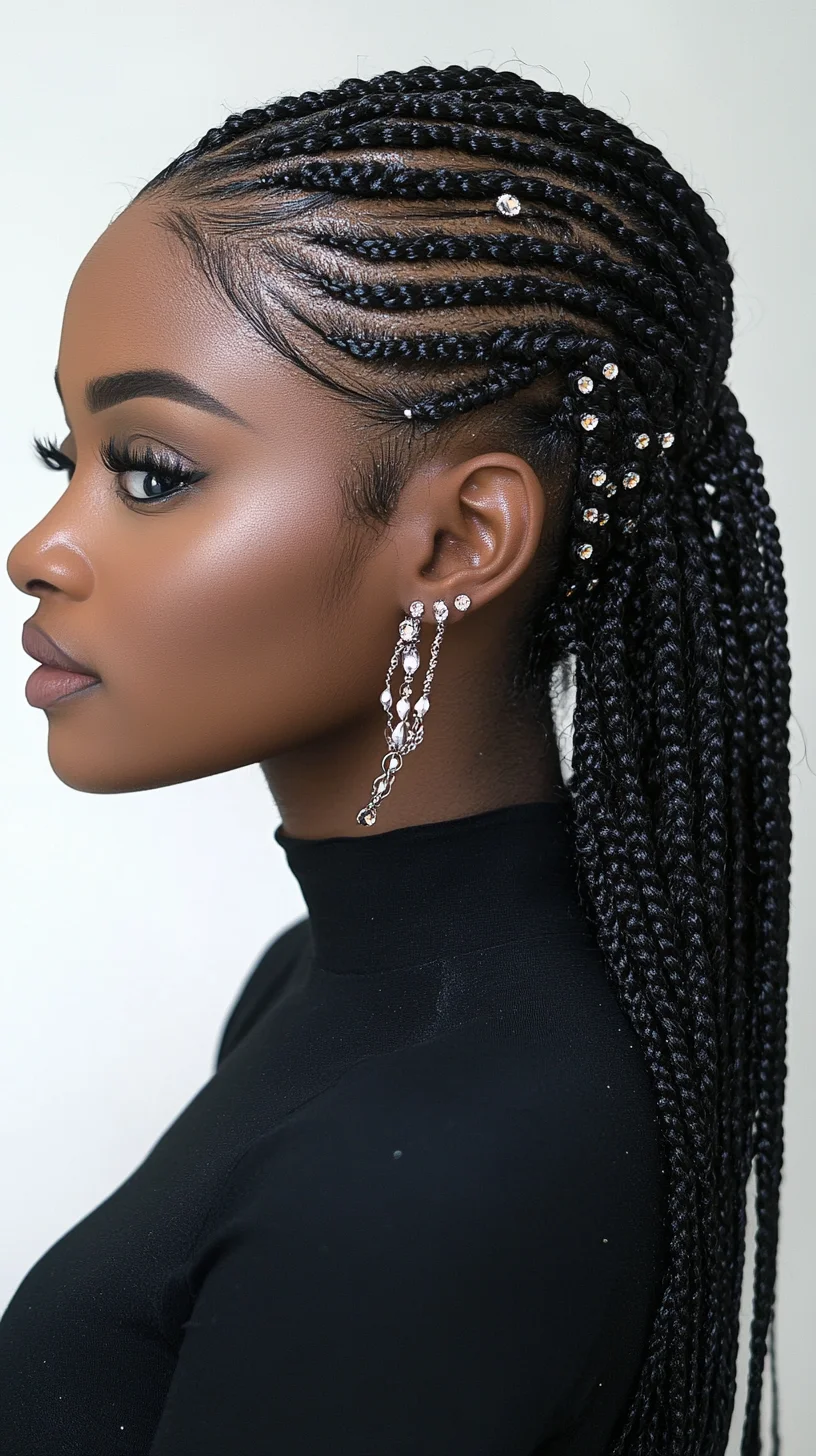 Sleek and Chic: The Braided Elegance Perfect for Any Occasion