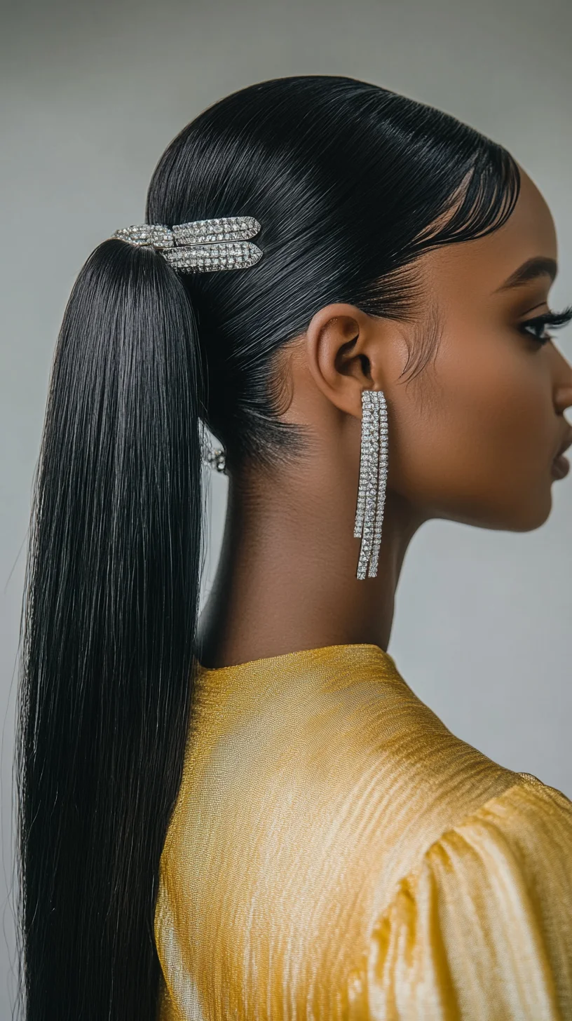 Sleek and Sophisticated: The Perfect High Ponytail with Elegance