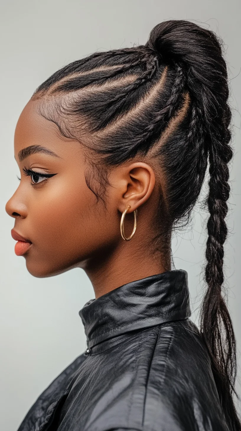 Sleek Braided Updo: An Effortlessly Chic Style for All Occasions