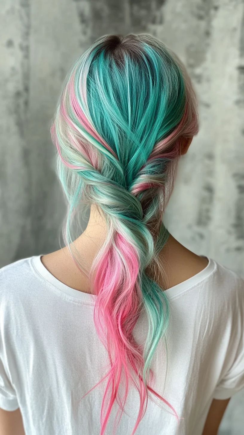 Stunning Mermaid Waves: Embrace Playful Colors with a Twisted Splash