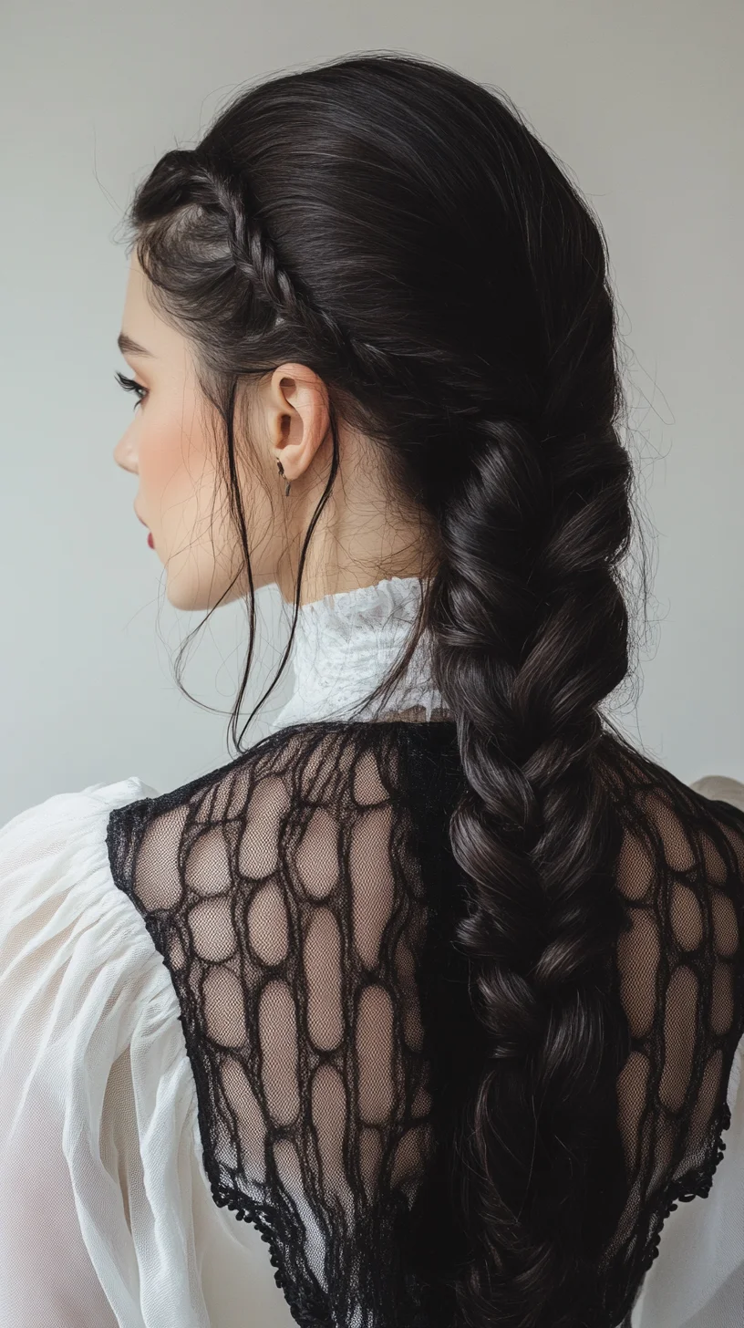 The Elegant Braided Ponytail: A Timeless Blend of Charm and Sophistication