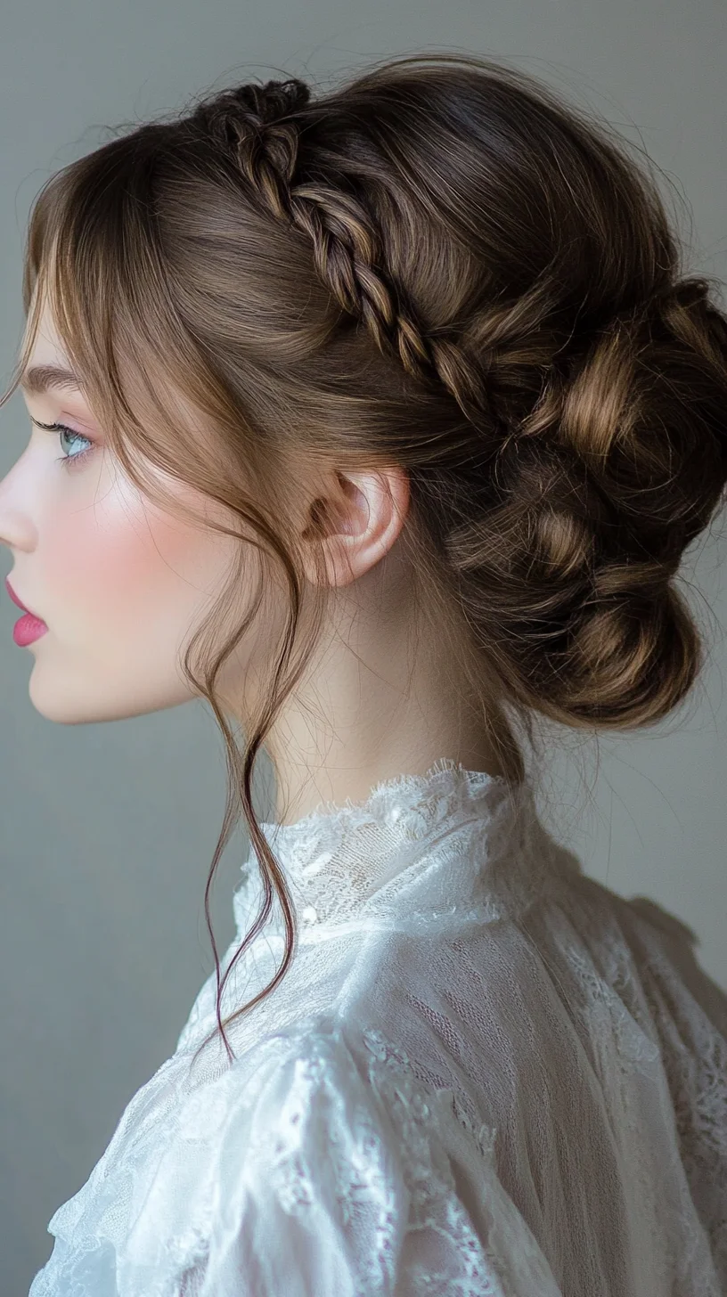 Timeless Elegance: The Braided Updo for Effortless Glamour