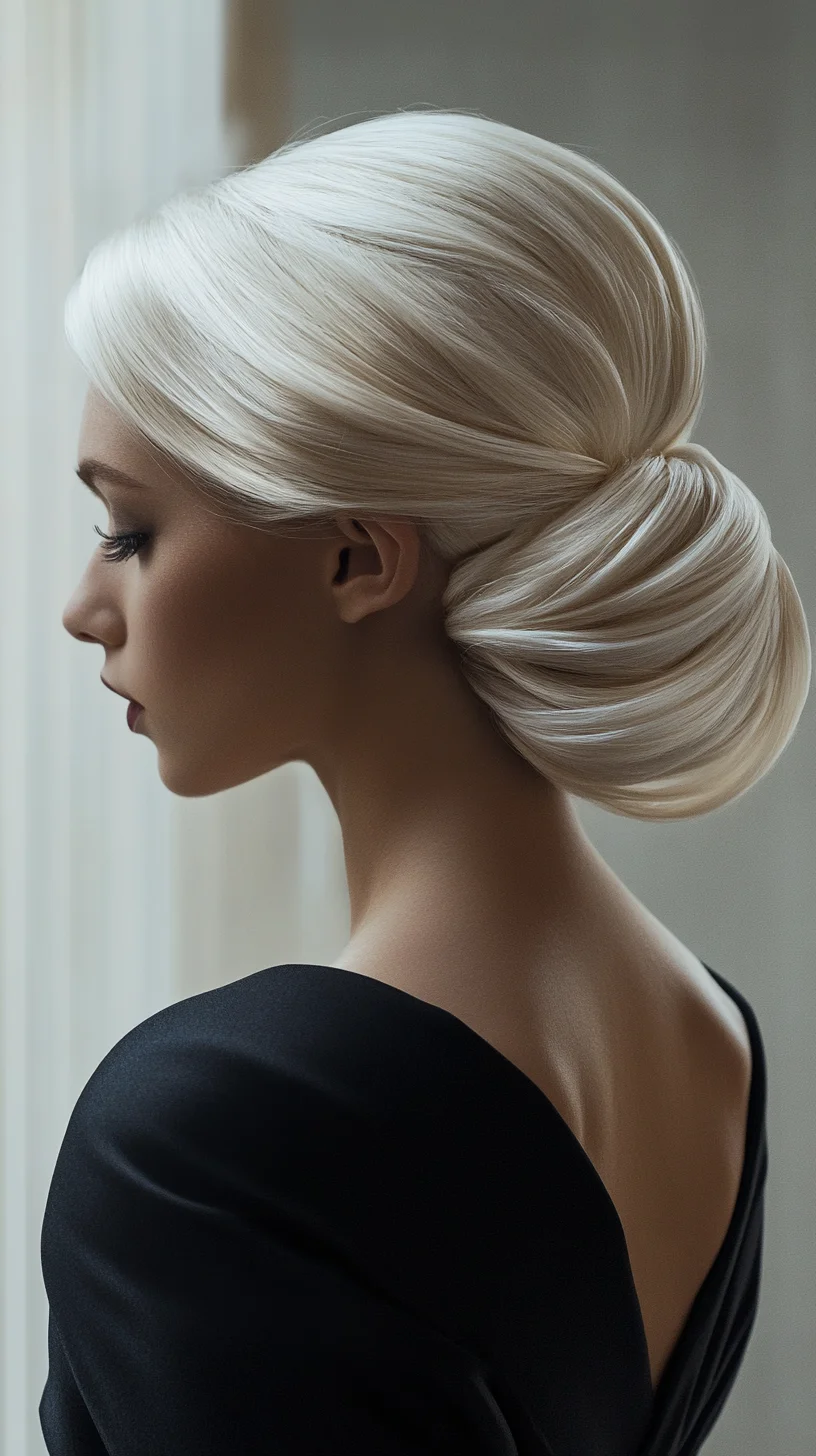 Timeless Elegance: The Chic Low Chignon for Effortless Sophistication