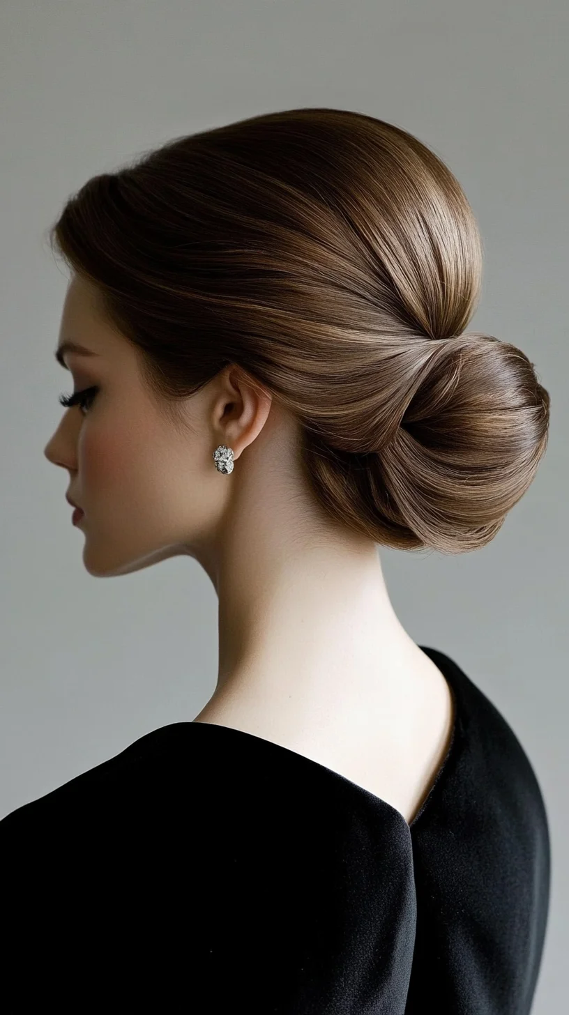 Timeless Elegance: The Classic Low Chignon for Effortless Sophistication