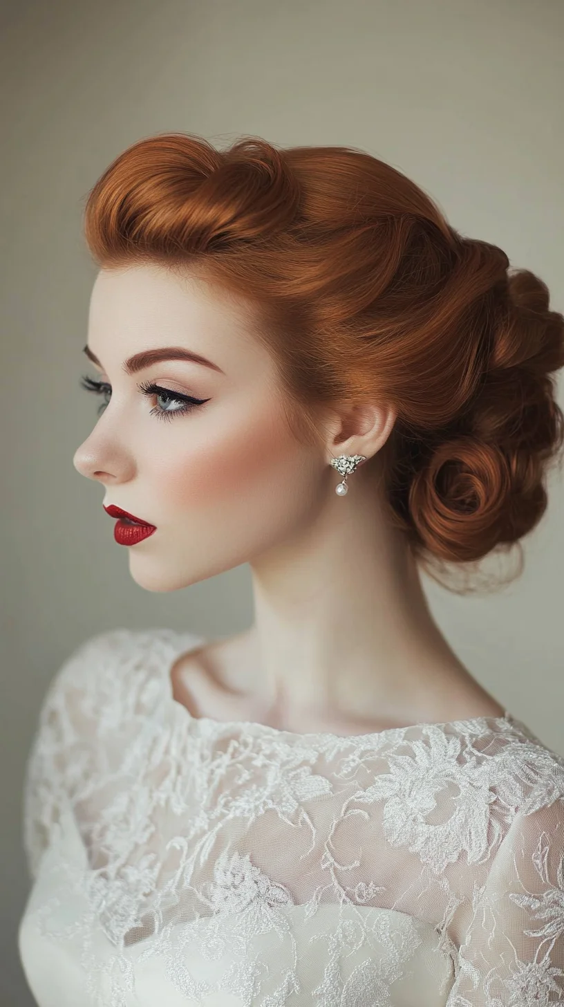 Timeless Elegance: The Vintage Updo for a Classic Look