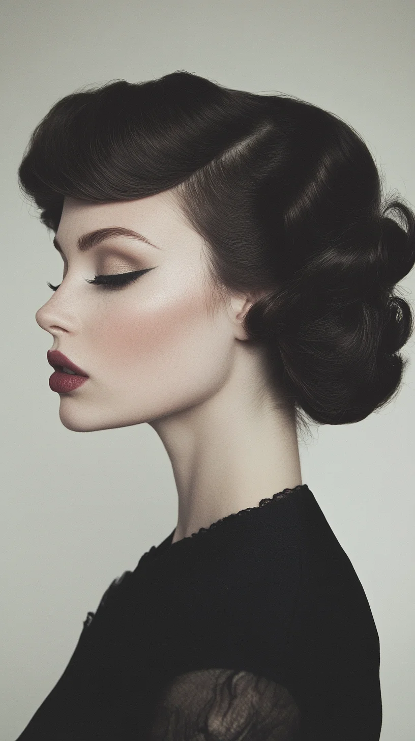 Timeless Elegance: The Vintage-Inspired Glamorous Chignon