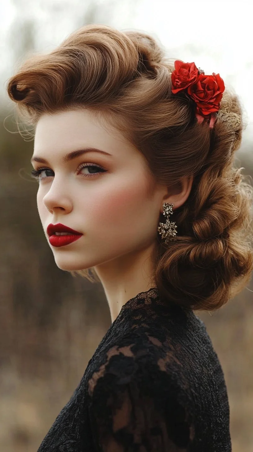 Timeless Elegance: Vintage Curls with a Modern Twist