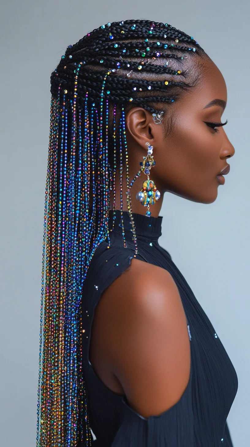 Vibrant Beaded Braids: A Stunning Fusion of Style and Personality