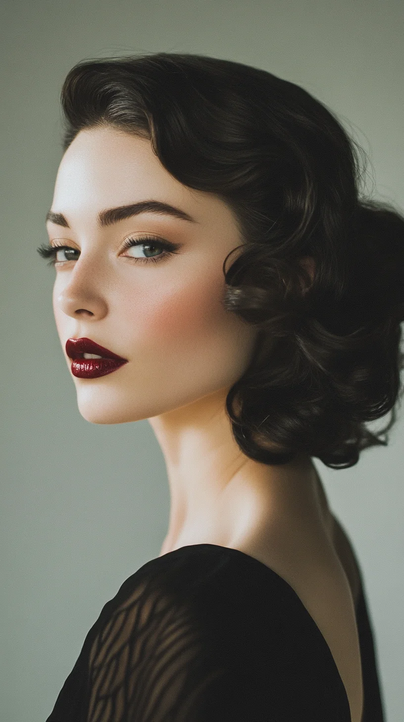 Vintage Glamour: Timeless Curls for a Chic Retro Look