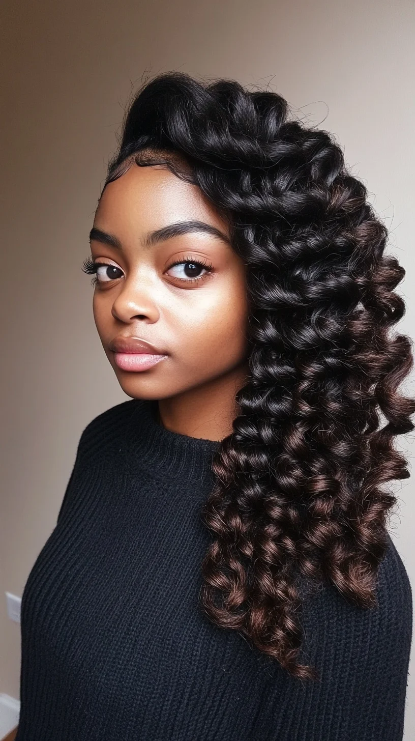 Voluminous Curls: The Perfect Blend of Elegance and Drama