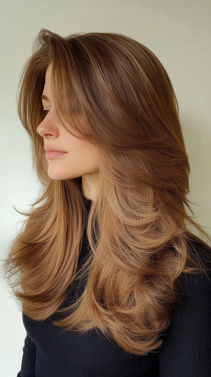 Voluminous Layered Waves: The Effortlessly Chic Hairstyle for Every Occasion